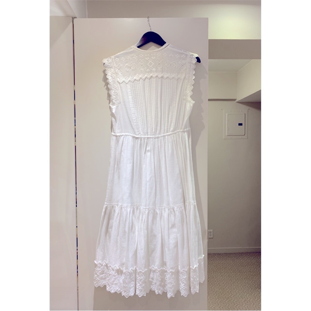 Rebecca Taylor white midi dress - Picture 7 of 9